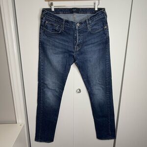 Paul Smith - Men’s Blue Jeans with Button Fly - Size 32